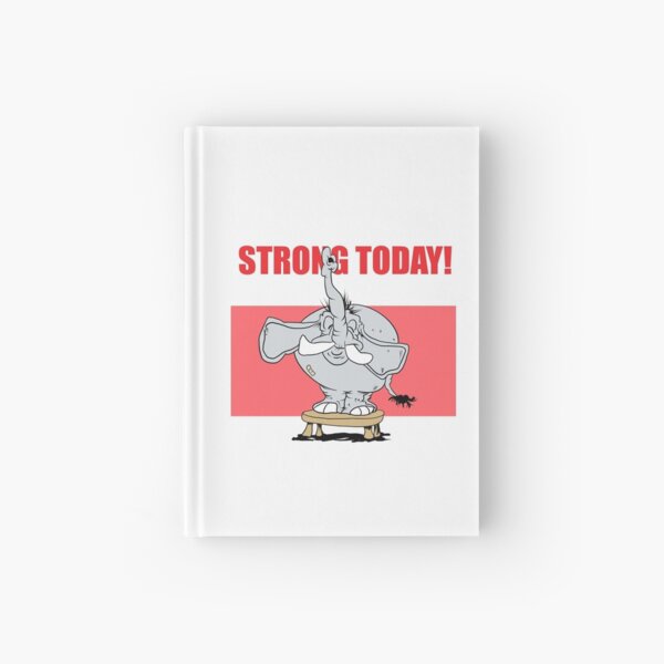 An elephant is always strong Hardcover Journal