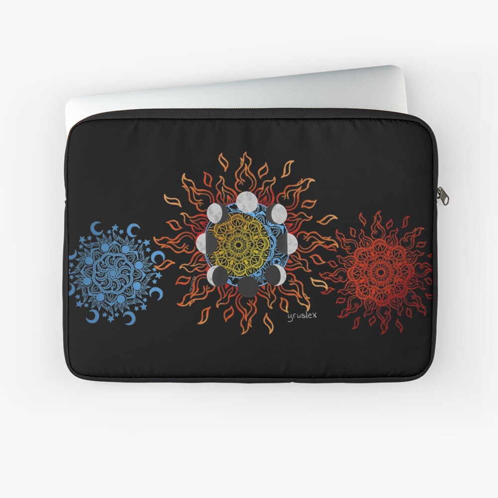 Vista previa del artículo con la obra «Funda para portátil», diseñado y vendido por Yruslex.