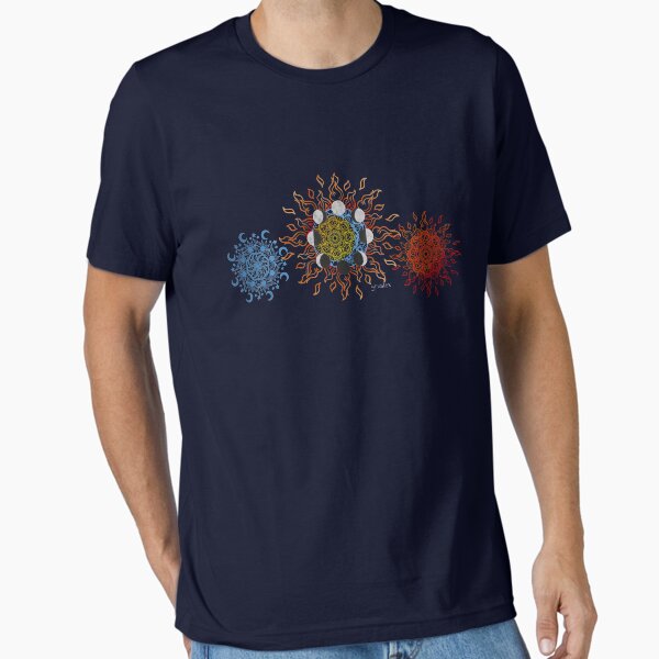Vista previa del artículo con la obra «Mandala sol y luna», diseñado y vendido por Yruslex.
