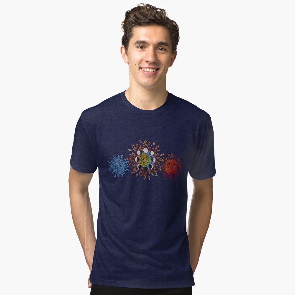 Vista previa del artículo con la obra «Camiseta de tejido mixto», diseñado y vendido por Yruslex.