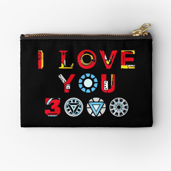I Love You 3000 v3 Zipper Pouch