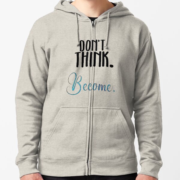 Trollhunters Inspired "Don't Think. Become" Zipped Hoodie