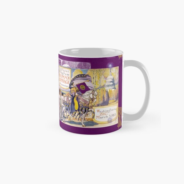 Women's March On Washington 1913, Women's Suffrage With Gorgeous Purple Embellishments, Classic Mug