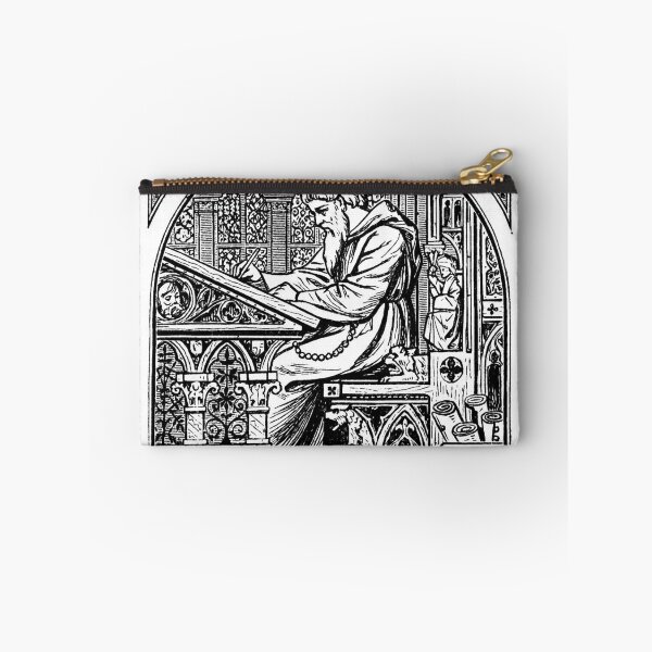Item preview, Monk At Medieval Writing Desk designed and sold by Cat Lady Designs.
