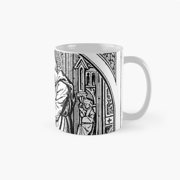 Item preview, Monk At Medieval Writing Desk designed and sold by Cat Lady Designs.