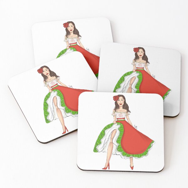Item preview, Cinco de Mayo Fashion Illustration designed and sold by SMillustrations.