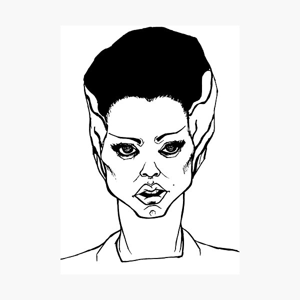 Item preview, Bride of Frankenstein designed and sold by cutielamerr.