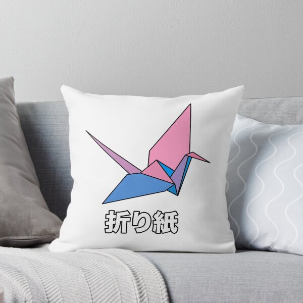 Item preview, Origami Kranich Pink Blue designed and sold by aircoucou.