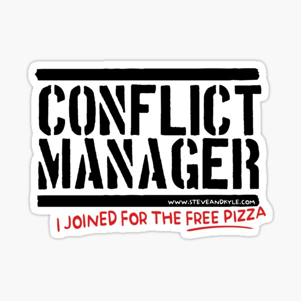 steve kyle conflict manager Sticker