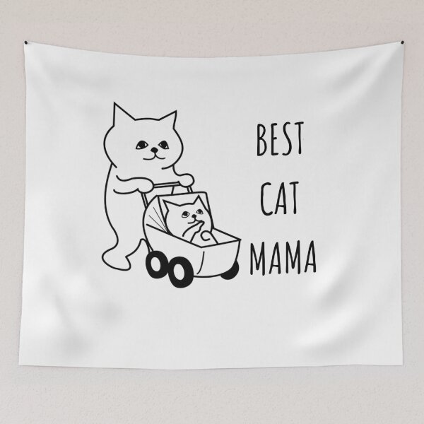 Item preview, Best Cat Mama designed and sold by FluffyTheDude.