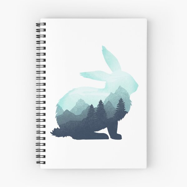 Item preview, Dramabite Bunny Rabbit Hare Double Exposure Surreal Wildlife Animal designed and sold by dramabite.