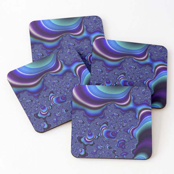 Item preview, Blue and Purple Infinity Fractal Art Abstract designed and sold by Gsallicat.