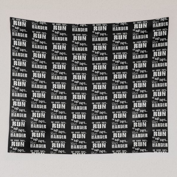 Item preview, Running Good Days Run - Bad Days Run Harder designed and sold by BestTrendyChoices.