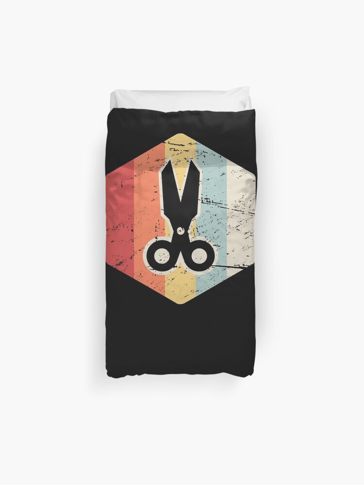 Scissors Barber Hair Stylist Cosmetologist Duvet Cover By