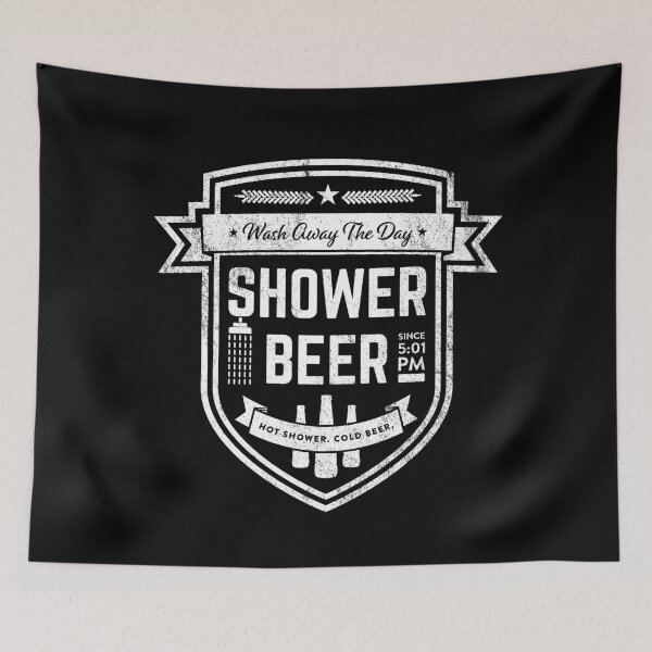 Item preview, Shower Beer – Wash Away The Day designed and sold by Ellie and Jack.