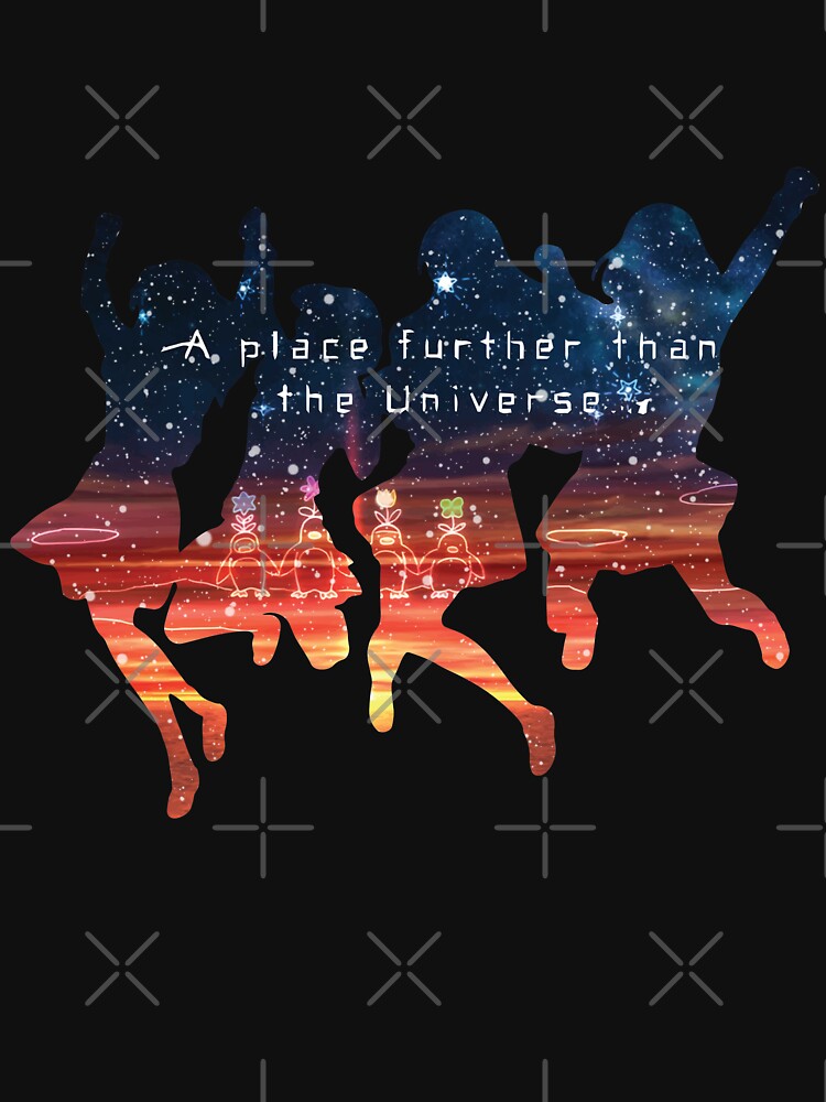 A Place Further Than The Universe Sora yori mo Tooi Basho Anime Shirase  Kimari Hinata Yuzuki Essential T-Shirt for Sale by IdlyBlue