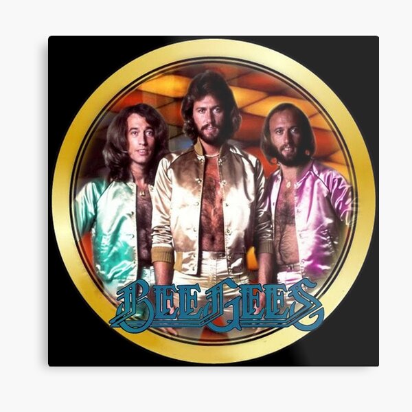 Vintage 1970's Bee Gees Custom Metal Print