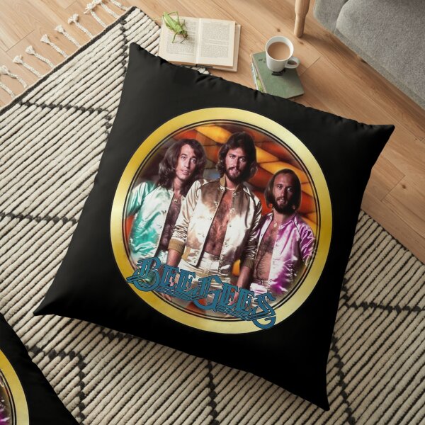 Vintage 1970's Bee Gees Custom Floor Pillow