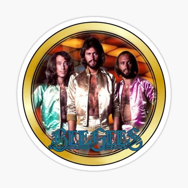 Vintage 1970's Bee Gees Custom Sticker