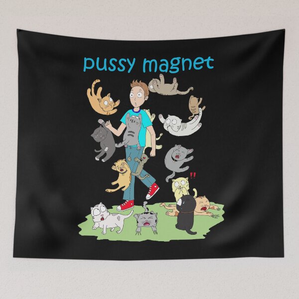 Item preview, pussy magnet cats gift shirt designed and sold by eiwo87.