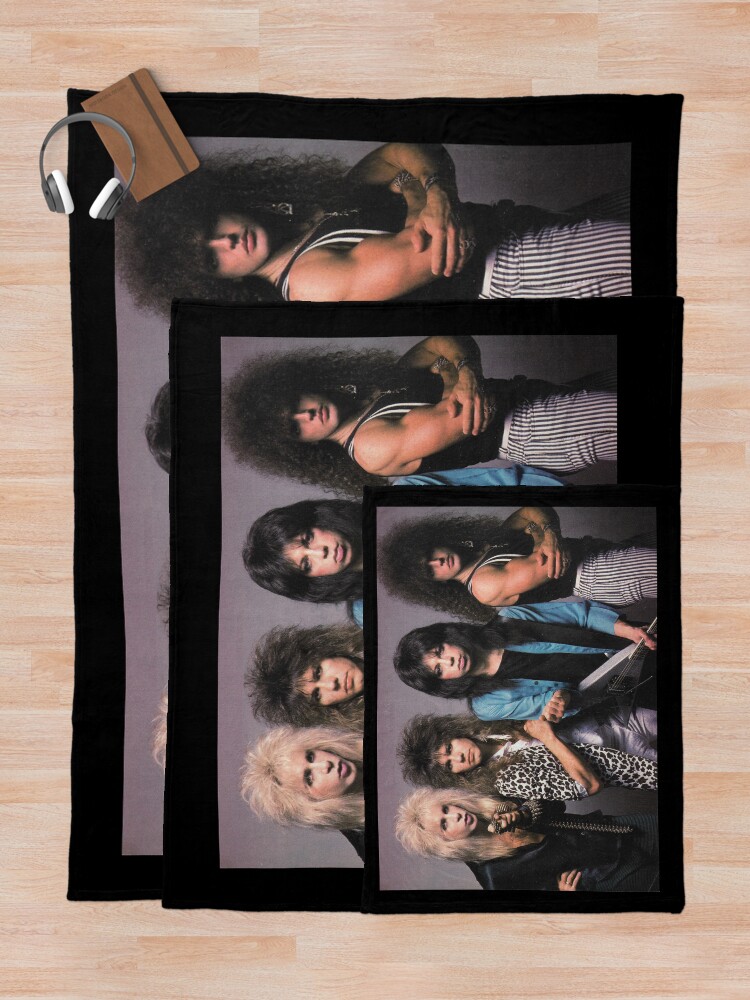 "Vinnie Vincent Invasion All Systems Go!" Throw Blanket by phreakboy
