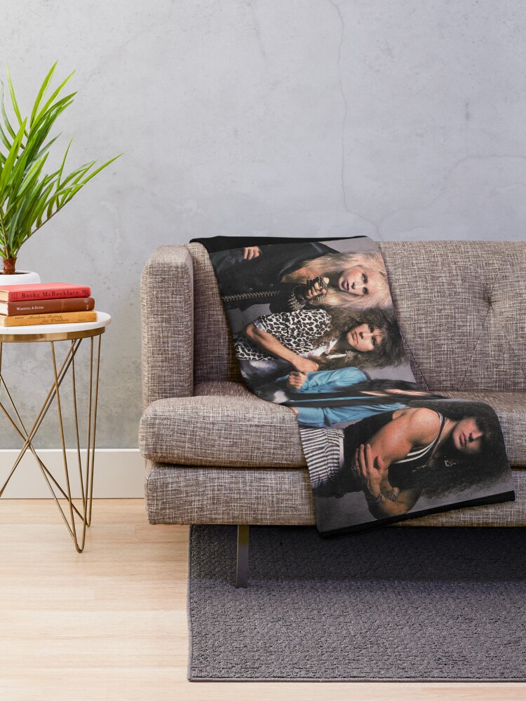"Vinnie Vincent Invasion All Systems Go!" Throw Blanket by phreakboy