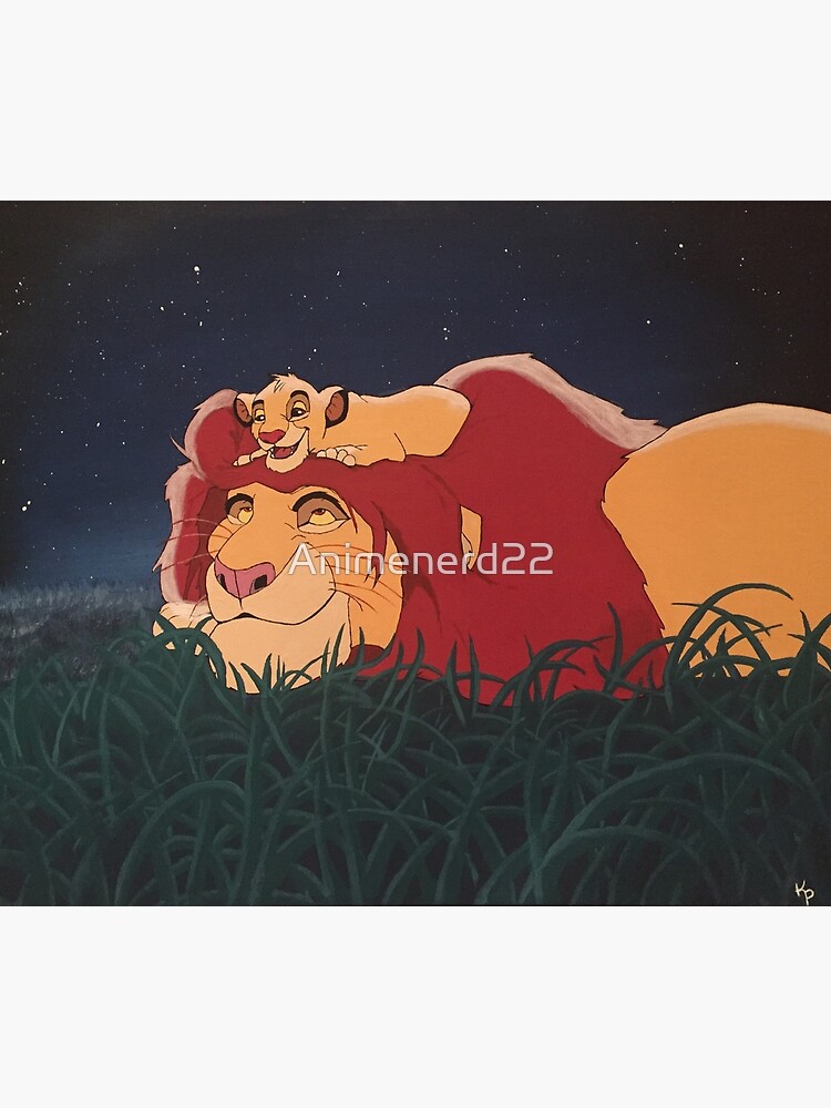 "The Lion King Mufasa and Simba" Throw Blanket for Sale by Animenerd22