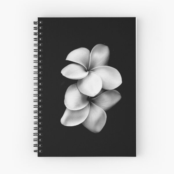 Item preview, black and white plumeria frangipani fine art photo background isolated designed and sold by handmadehipsters.