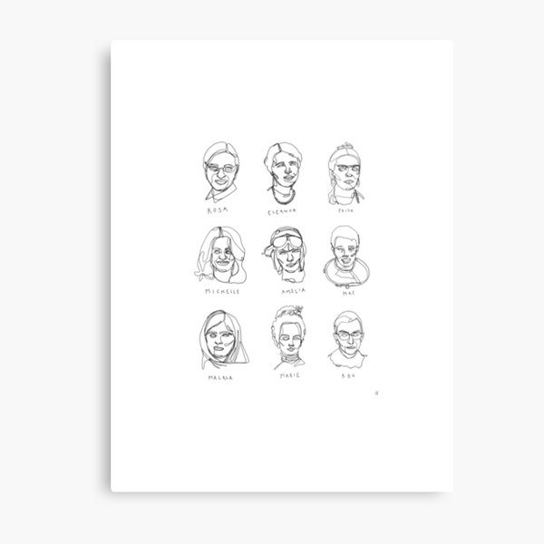 Influential Women Metal Print