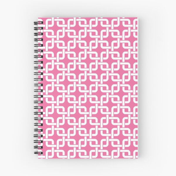 Item preview, Pink and White Interlocking Squares designed and sold by cikedo.