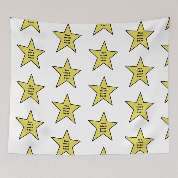 Item preview, You Tried Your Best Star designed and sold by Wildcard_Designs.