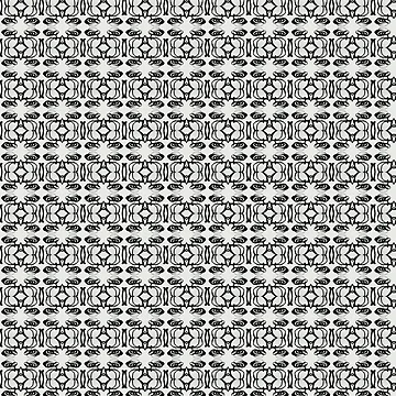 Artwork thumbnail, Black Abstract Pattern by Ruth Palmer