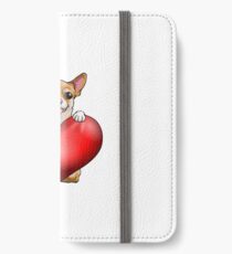 Chihuahua-Valentinsgrüße iPhone Flip-Case/Hülle/Klebefolie