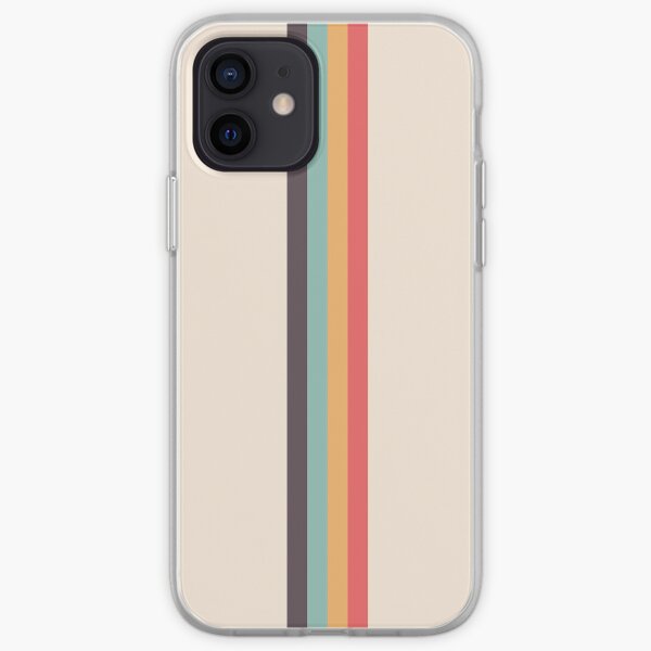 Retro Rainbow Stripe iPhone Soft Case