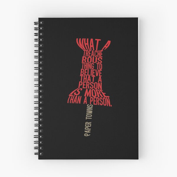 Item preview, More than a person Typography (Paper Towns 3 of 7) designed and sold by saycheese14.