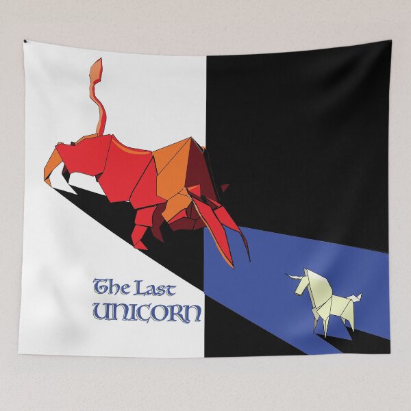 Item preview, The Last Unicorn Fights the Red Bull designed and sold by JanaMals.