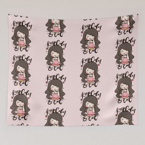 Item preview, Keep Calm and Eat designed and sold by Heylah Designs.