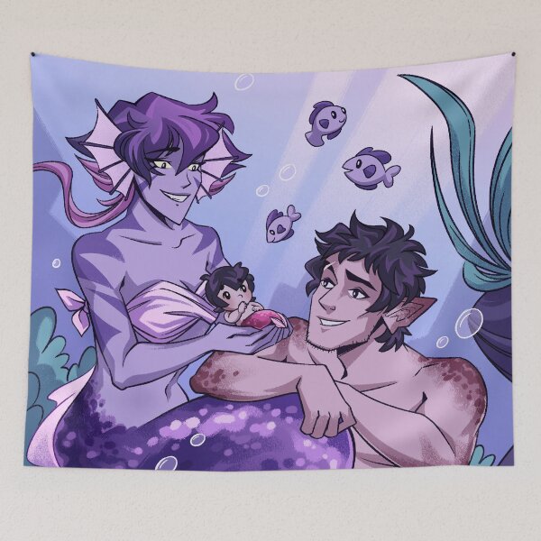Item preview, Fishy Family designed and sold by mishydraws.