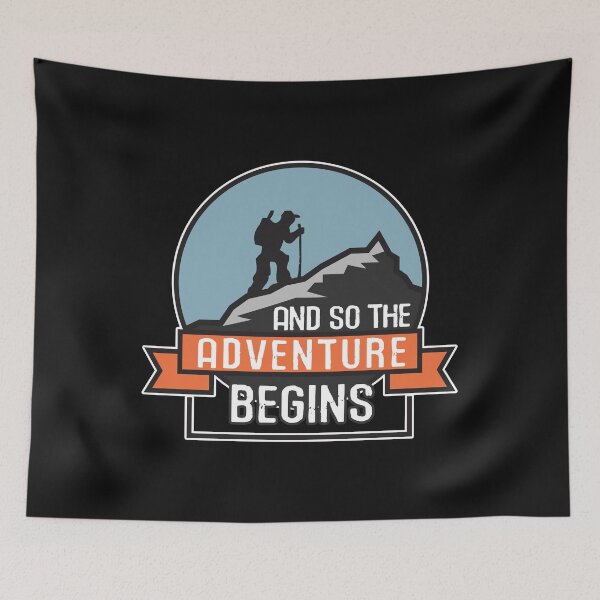 Item preview, And So The Adventure Begins designed and sold by Bendthetrend.