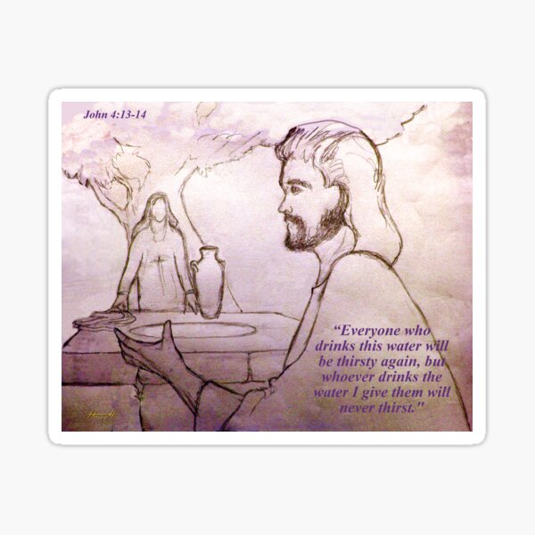 Living Water Sticker