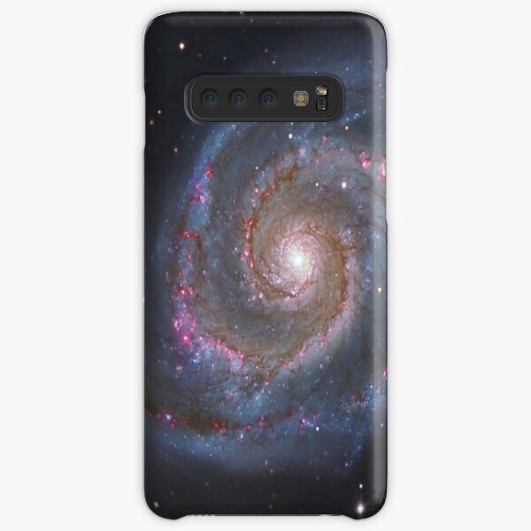 The #Whirlpool #Galaxy #SpiralGalaxy, Astronomy, Cosmology, AstroPhysics, Universe Samsung Galaxy Snap Case