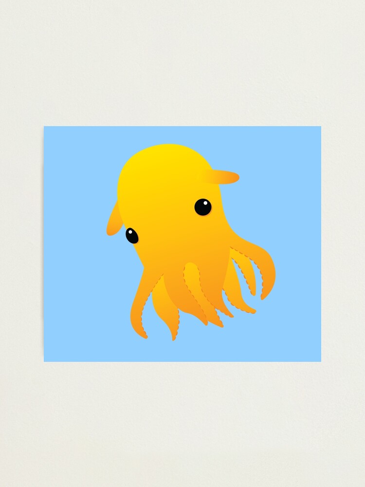 Impression Photo Dumbo Octopus Mignon Par Theartarmature Redbubble