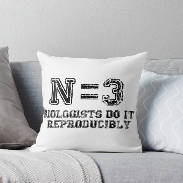 Item preview, N=3. Biologists Do it Reproducibly (black text) designed and sold by Science-is-Pun.