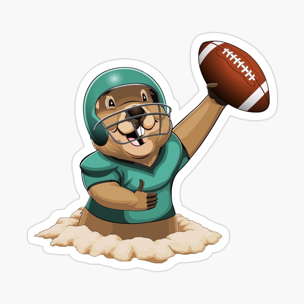 Poster Football Marmotte Par Bendthetrend Redbubble