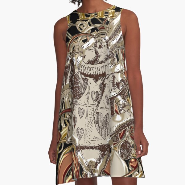 White Rabbit Carnivale Style - Gold Version A-Line Dress