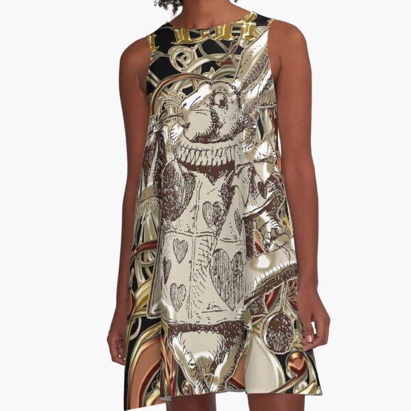 White Rabbit Carnivale Style - Gold Version A-Line Dress