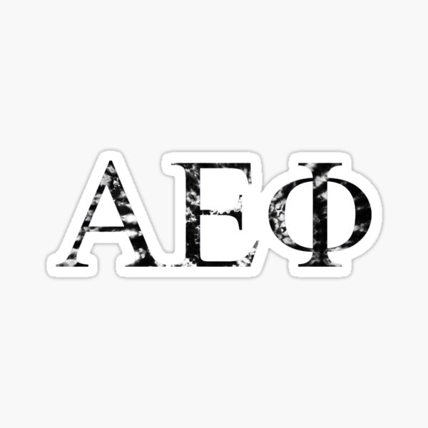 Alpha Epsilon Phi tie dye Sticker
