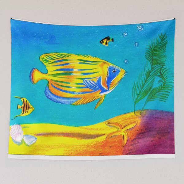 Aperçu de l'œuvre Poisson de mer tropical 2 créée et vendue par PaintEtchDesign.