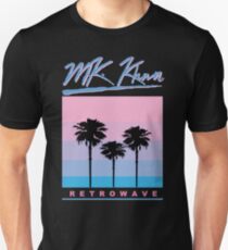Retrowave Skyline Slim Fit T-Shirt