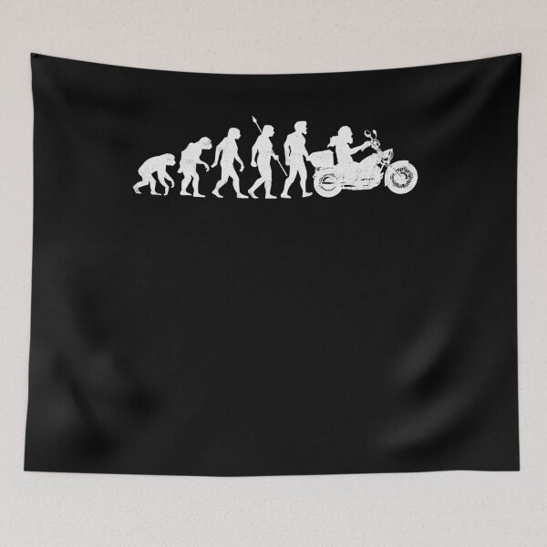 Item preview, Biker Motorcyclist Motorcycle Evolution designed and sold by alexngn.